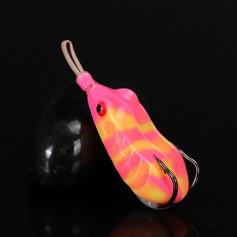 Soft Frogs Fishing Lures 4 Color Topwater Frog Baits Saltwater Sea Bass Swimbait Tackle Gear