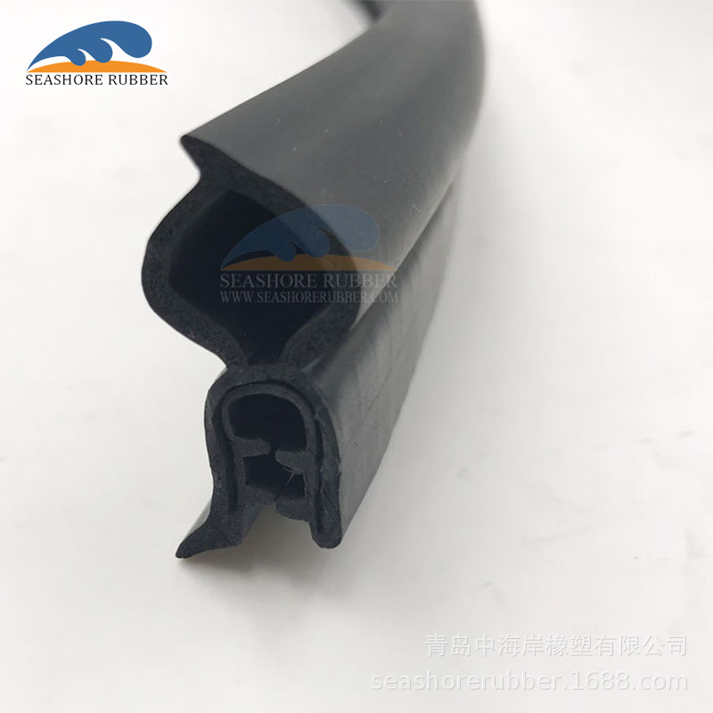 顶泡侧泡钢带骨架复合汽车用密封条 发动机盖EPDM三元乙丙橡胶条