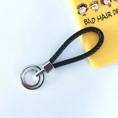 Woven keychain, polyurethane bag, pendant