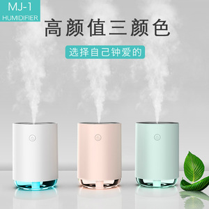 跨境夜灯usb加湿器 迷你车载空气净化器创意家用桌面加湿器礼品