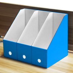 Office supplies file box storage file rack folder box corrugated paper desk organizer file divider wholesale