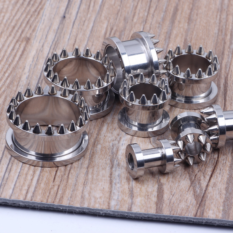 Chaoren Titanium Steel Ear Expander Ear Piercing Jewelry 18mm detail image 8