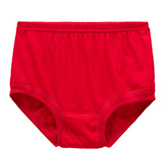 Middle-aged and elderly women's briefs are non-pilling, non-fading, bright red, extra fat, and comfortable pure cotton underwear