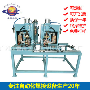 Factory wholesale double-head spot welding machine large desktop iron welding machine high-power AC inverter pneumatic resistance welding