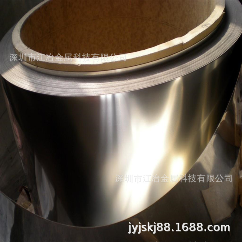 316L-1/2H半硬不锈钢带单镜面抛光0.5*305mm图纸激光切割公差小