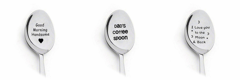 Fashion Letter Stainless Steel Spoon display picture 1