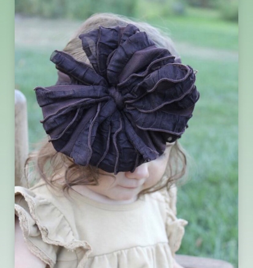 Kid'S Retro Solid Color Bow Knot Cloth Hair Band display picture 4