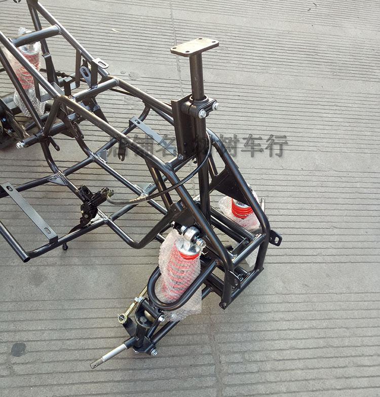 Four-wheel bull homemade ATV modified motorcycle frame assembly gasoline frame front steering rear axle kit