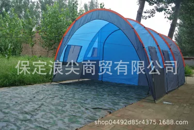Çadırlar Bedroom Two Hall Tunnel Multi-person - blue-with-gray-5-8-people