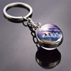 Glossy keychain, fashionable accessory, European style, wish, wholesale