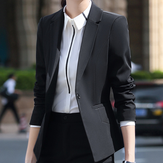 Spring New White-collar Professional Suit Suit and Skirt Suit