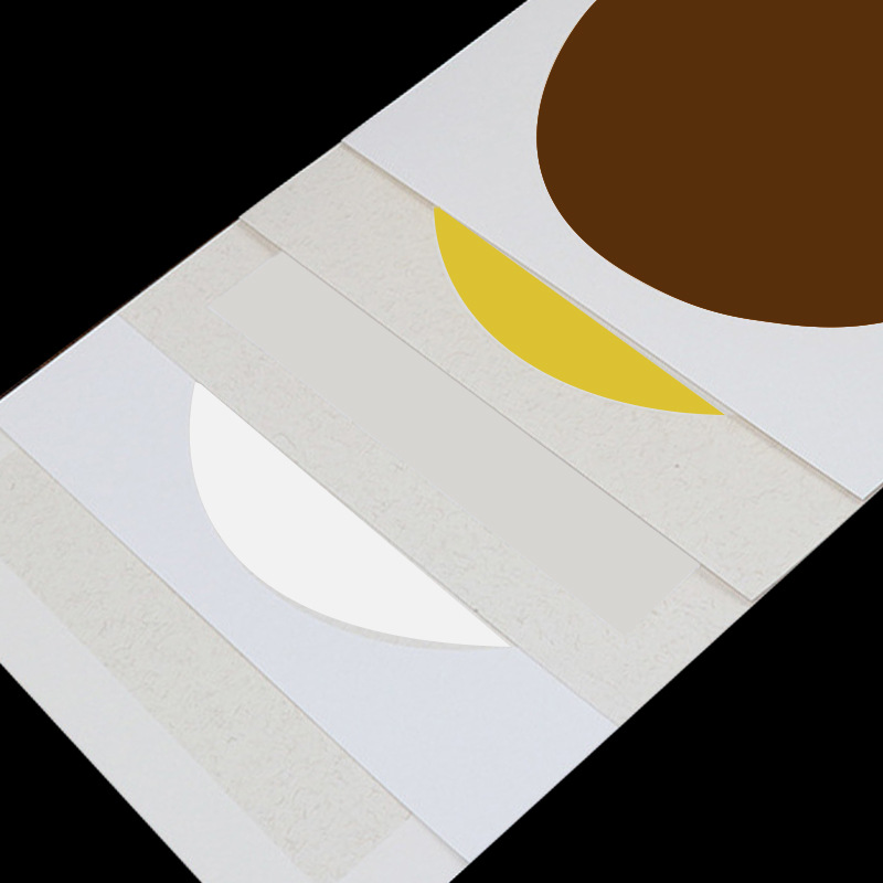 软卡38*38cm圆形扇面软卡镜面软卡团扇扇卡圆形扇卡圆扇卡