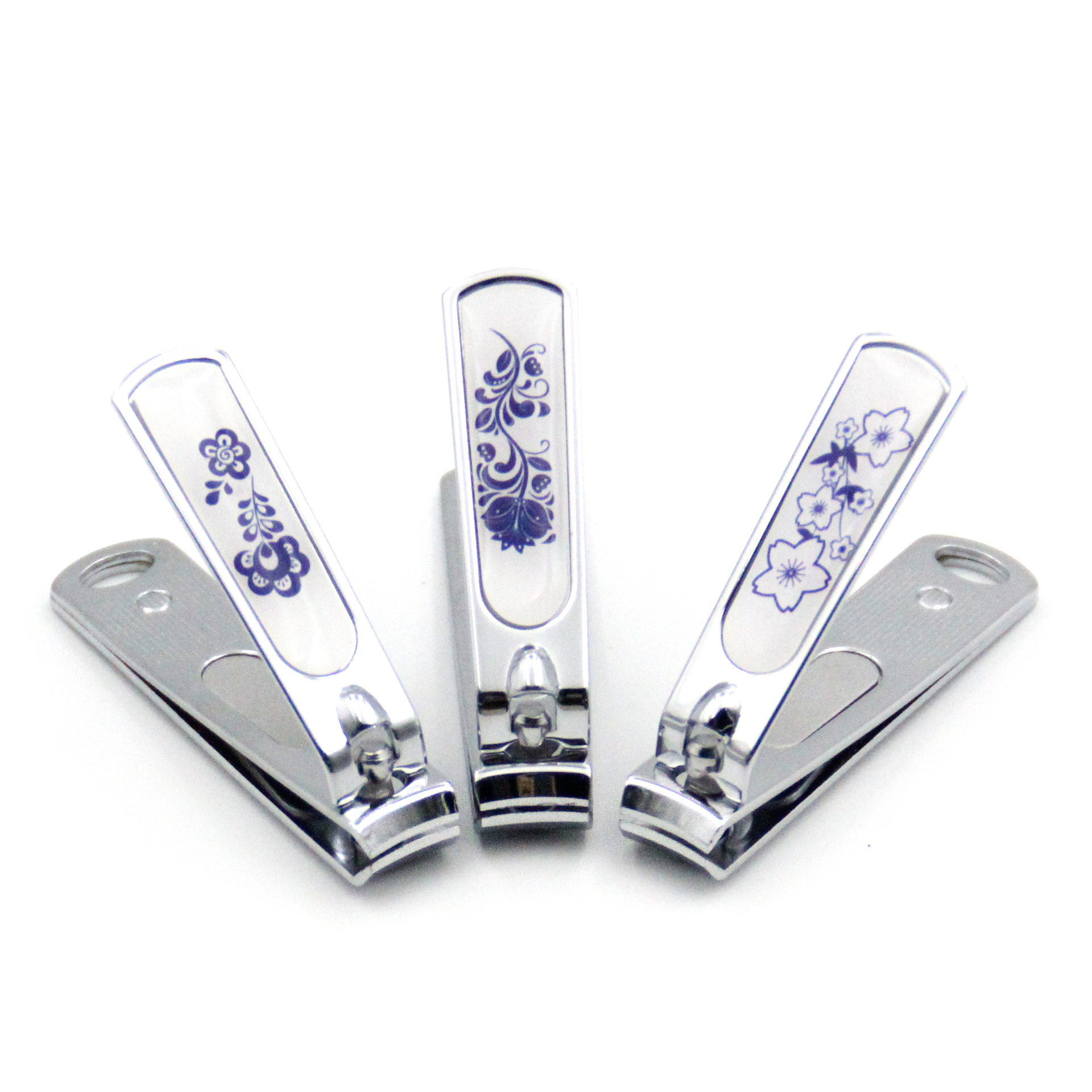 Xinmeida 366 medium nail clippers Chinese style blue and white porcelain nail clippers boxed nail clippers daily Commodity Wholesale
