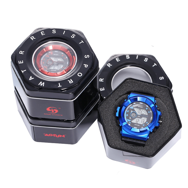 New Fashion Watch Multifunctional Waterproof Sports Watch Student Led Electronic Watch display picture 7