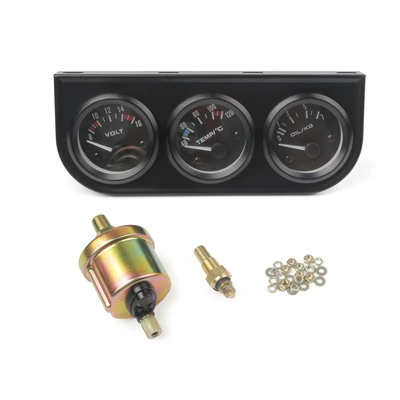 automobile instrument three-in-one voltage oil temperature