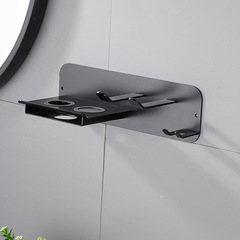 St. Regis Hole-Free Hair Dryer Bracket Bathroom Sanitary Ware Storage Wall-Hanging Electric Hair Dryer Stand Kit