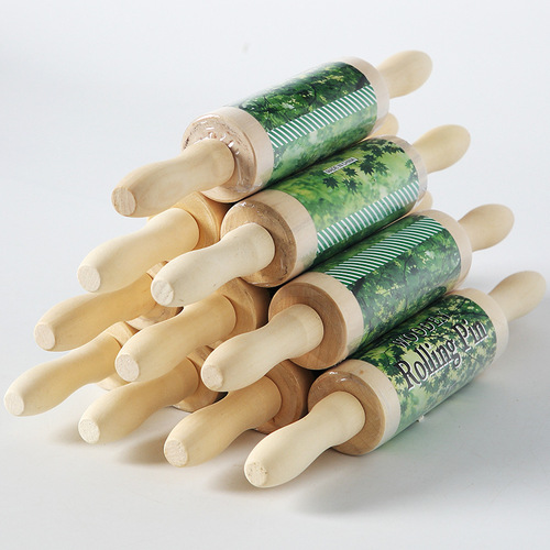 Ceramic tools rolling stick, clay porcelain plate forming rolling pin, large, medium and small roller rolling stick, handmade solid wood stick