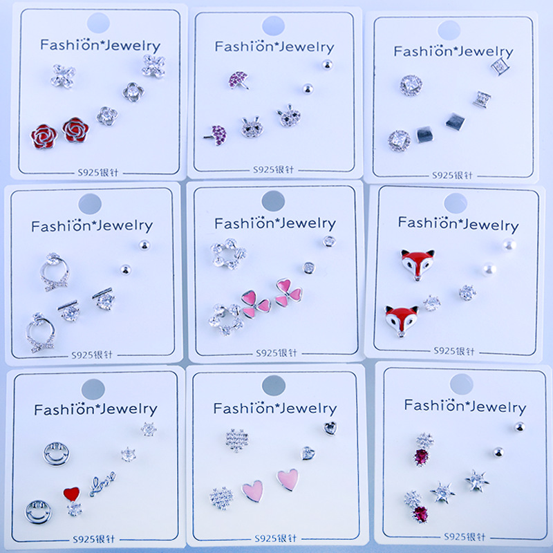 geometric small fresh earrings