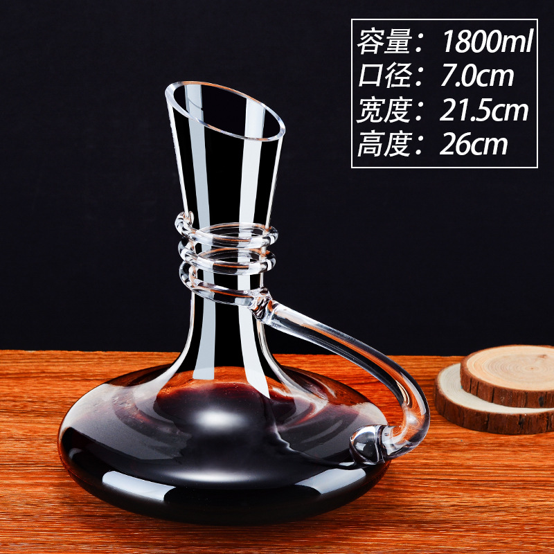 Gadget cuisine - 1800ml pas de carafe style simple 2000ml pas de style élégant carafe 2000ml a une élégante carafe version professionnelle de 1200 ml de la carafe 1500ml élégant grand serpent carafe 1500ml de mode carafe de mot 6 mots version 1000ml q avec une carafe de pingouin décanteur de ceinture à bec oblique 1800 ml - Ref 3405911 Image 15