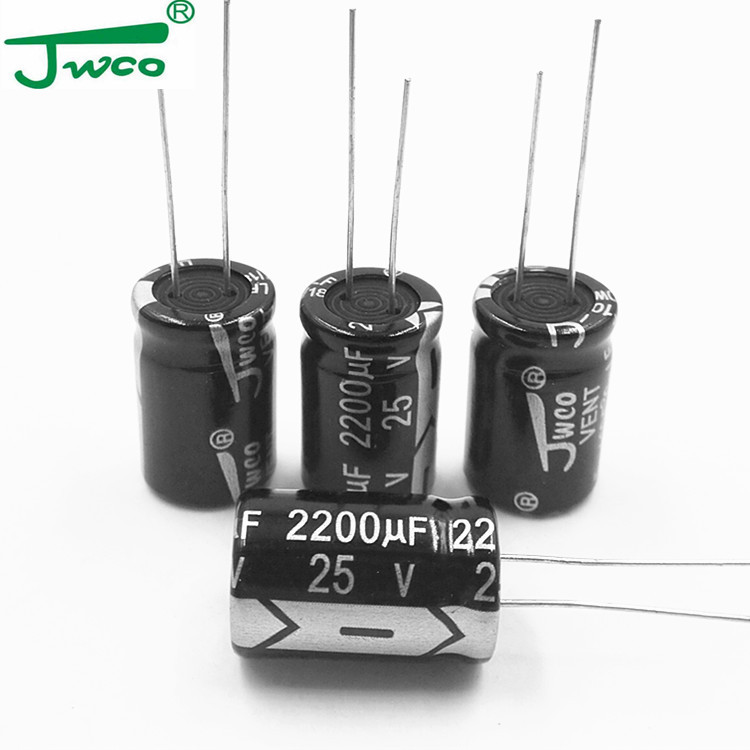 jwco金维诚105℃普通标准品25V2200UF长寿命铝电解电容器生产厂家