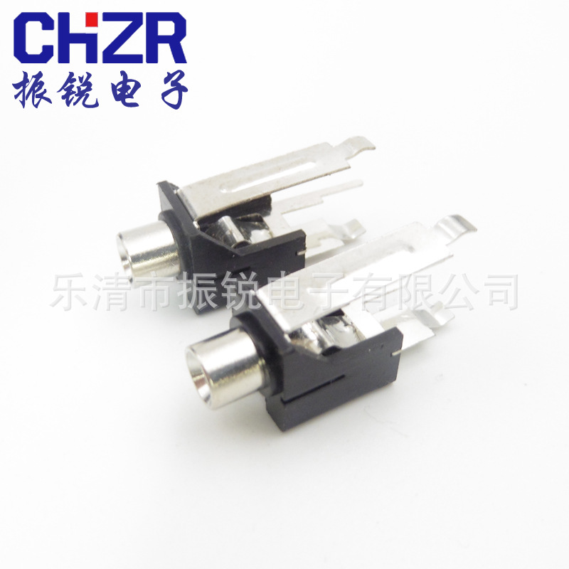 振锐厂销3.5耳机插座phone JACK PJ-305音频插座 PJ-3043.5插座