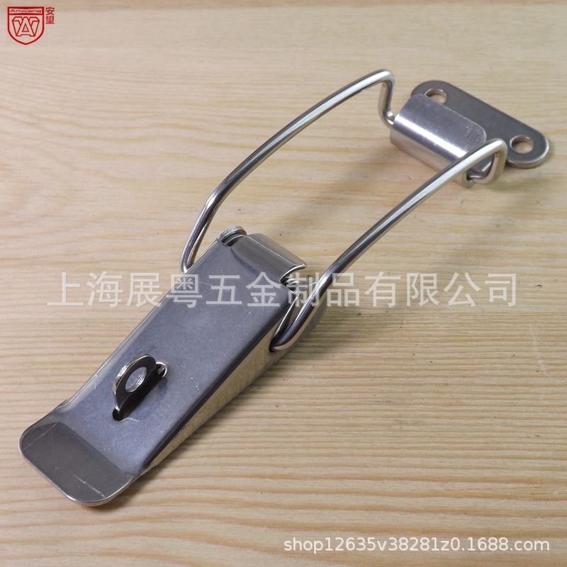 AW112 con gancho de acero inoxidable hebilla cadenas de hardware caja hebilla torre de resorte hebilla caja hebilla industrial bolsa hebilla