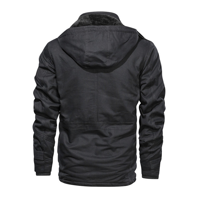 Herrenbekleidung Fleece-gefütterte Mäntel, Herbst und Winter_voghion.com