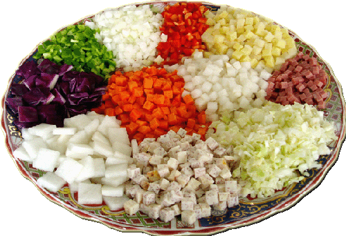 vegetable cutting sample