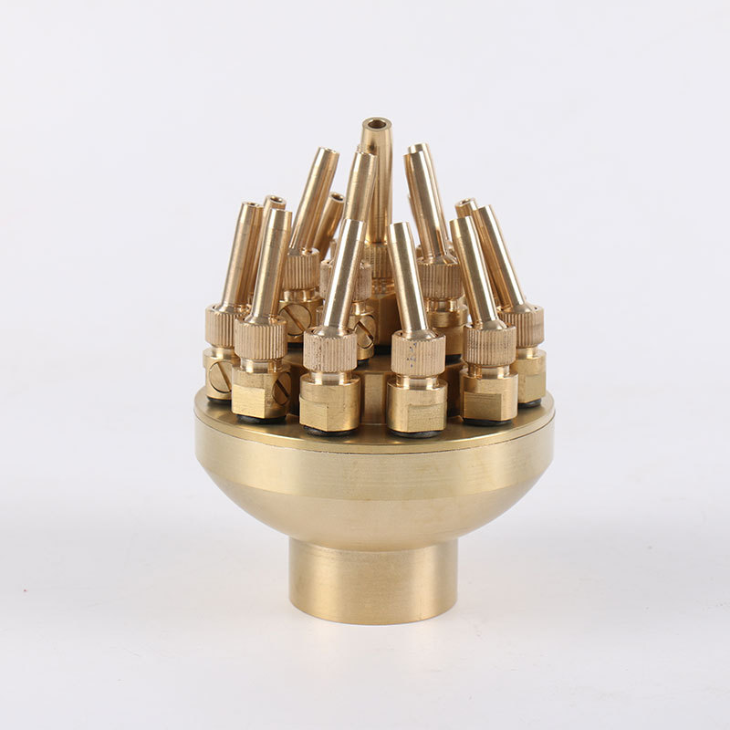 厂家供应 全铜可调三层花喷头喷泉喷头 花柱景观喷头 LZ8026-B