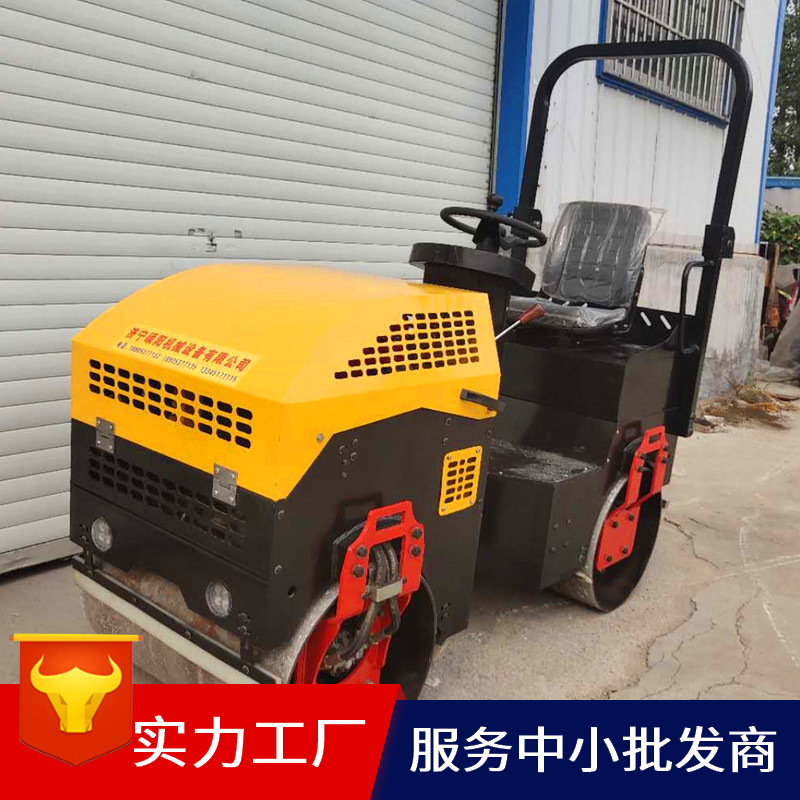 厂家直销SYY-1.5T柴油路碾子 座驾式压路机 全液压振动沟槽压路机