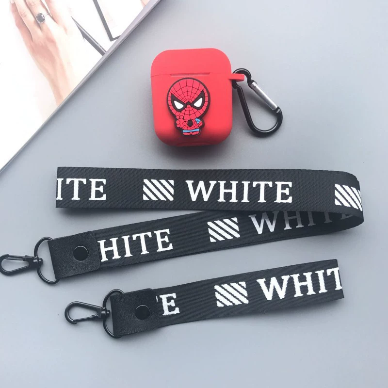 Apple, wireless cartoon headphones, protective silicone compatible creative protective case, bluetooth, fall protection