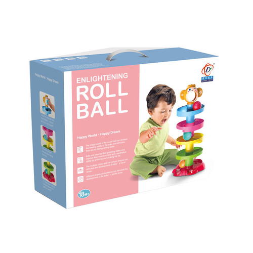 Huanger rolling ball early education hand-catch ball baby toy 0-1 year old baby toy 0-3-6-12 months