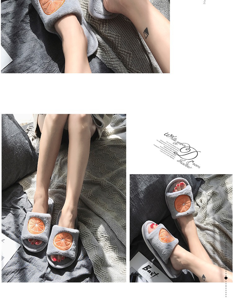 Image des Chaussons en Peluche Fruité 1