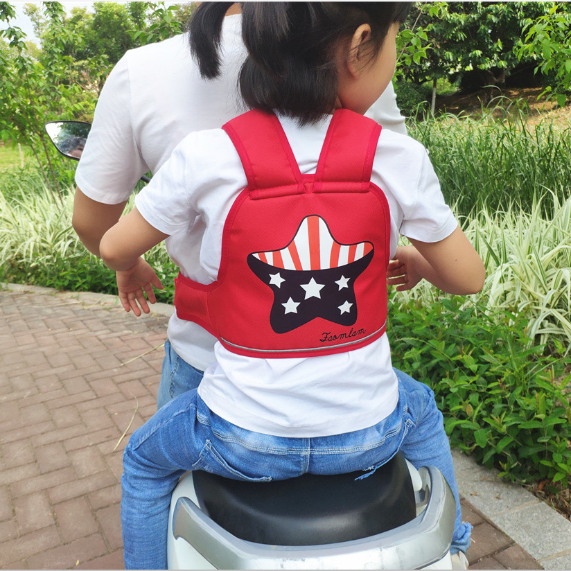 Electric vehicle Child seat belts motorcycle Sling Fixing band Ride a bike protect Bandage Tram Fall belt