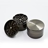 Factory wholesale 4 -layer 63mm tablet zinc alloy smoke mill manual grinding box smoke grinder