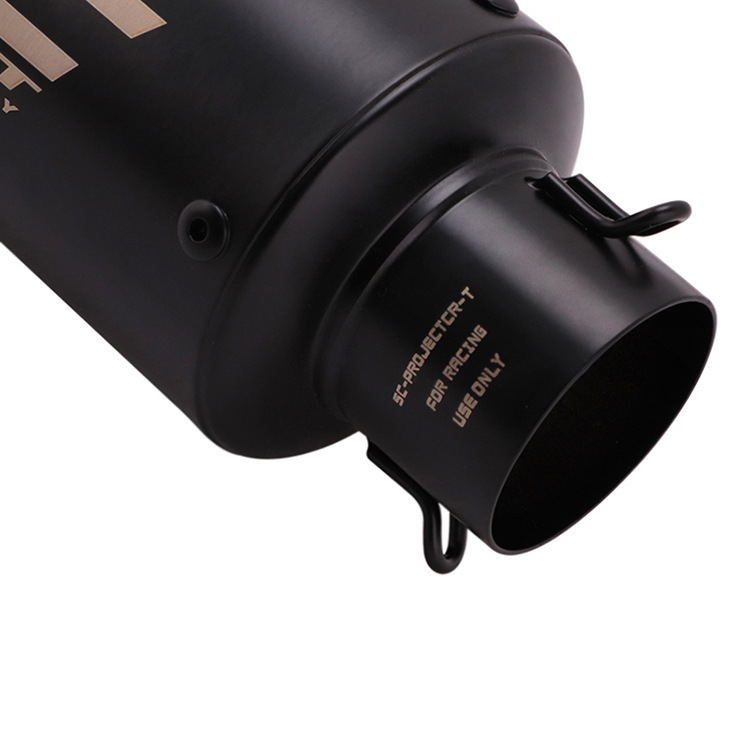 Directo de fábrica de la motocicleta adecuado para la modificación SC gran desplazamiento de la calle frito tubo de escape universal de la cola de la garganta 38-51mm