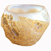 Agate cup, carved natural ore handmade, jewelry