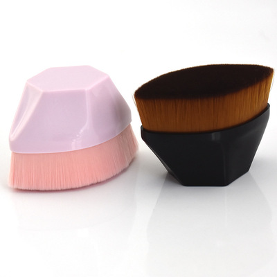 55号粉底刷 便携款六边形无痕魔术花瓣美容刷子彩妆工具现货