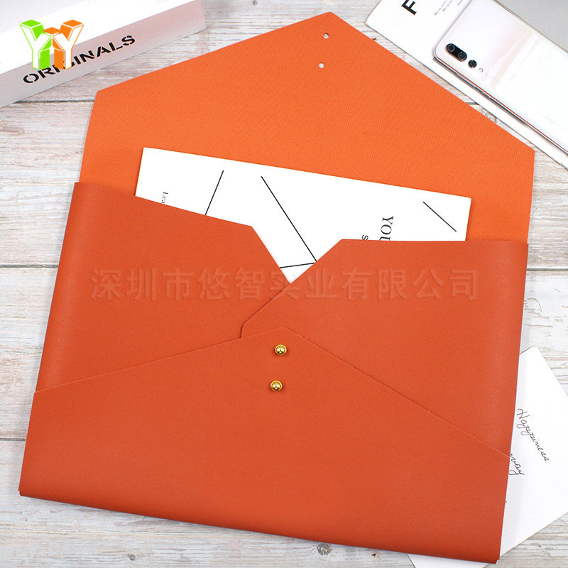 Korean Style Imitation Leather Laptop Power Supply Bag Mouse Storage Bag Mobile Hard Disk Bag Hand Envelope Bag