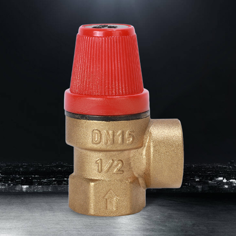 壁挂炉黄铜角式泄压阀 内外螺纹安全阀太阳能热水器专用安全阀门|ms