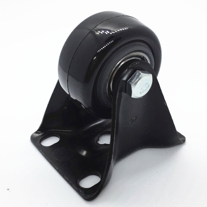 1.5寸出口PU轮子,医疗器械万向轮,可过盐雾测试，符合SGS环保要求