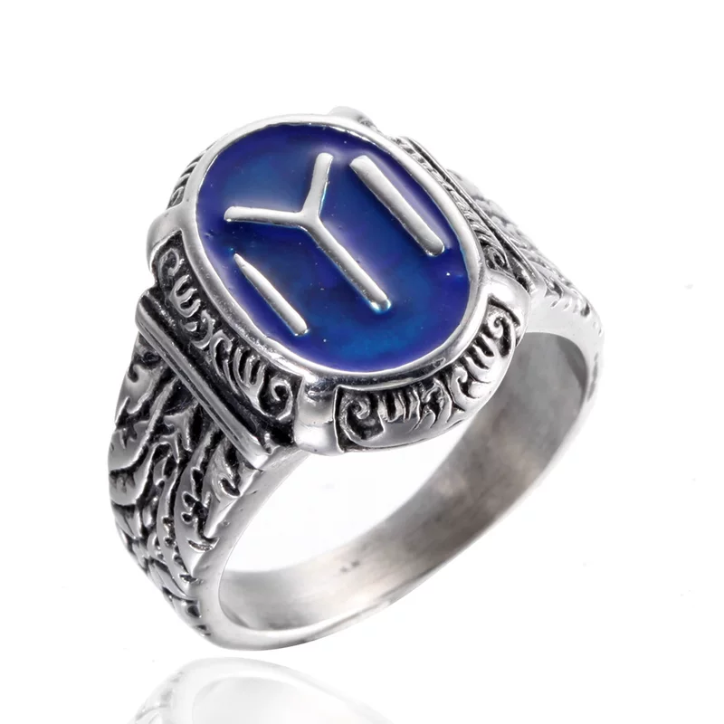 New Expressway Cross -border European and American Stainless Steel Ring Drop Ring Ring Direct Plant Sports Factory Spot Direct Approval