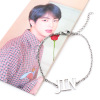 NO130 star surrounding jewelry wholesale popular Korean star necklace bulletproof youth group stainless steel bracelet