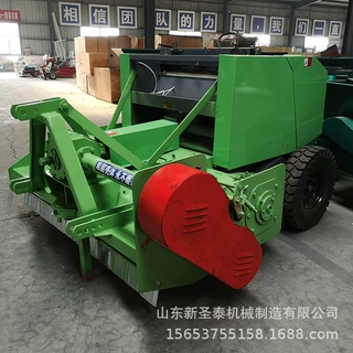 广西青贮圆捆打捆机拖拉机悬挂式     秸秆青贮粉碎收获打捆机