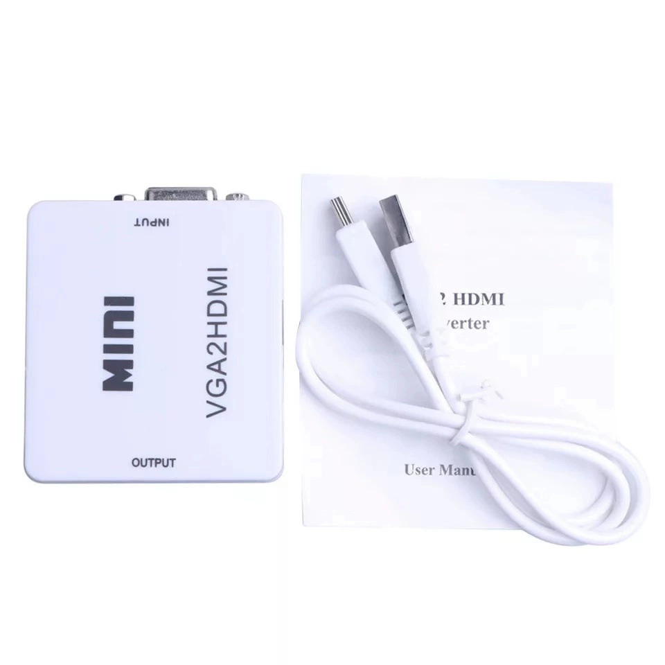 Линия конвертер VGA в HDMI с аудио для иностранной торговли, подходит для коробки Xiaomi, Xbox, Tmall magic box, PS4, компьютера