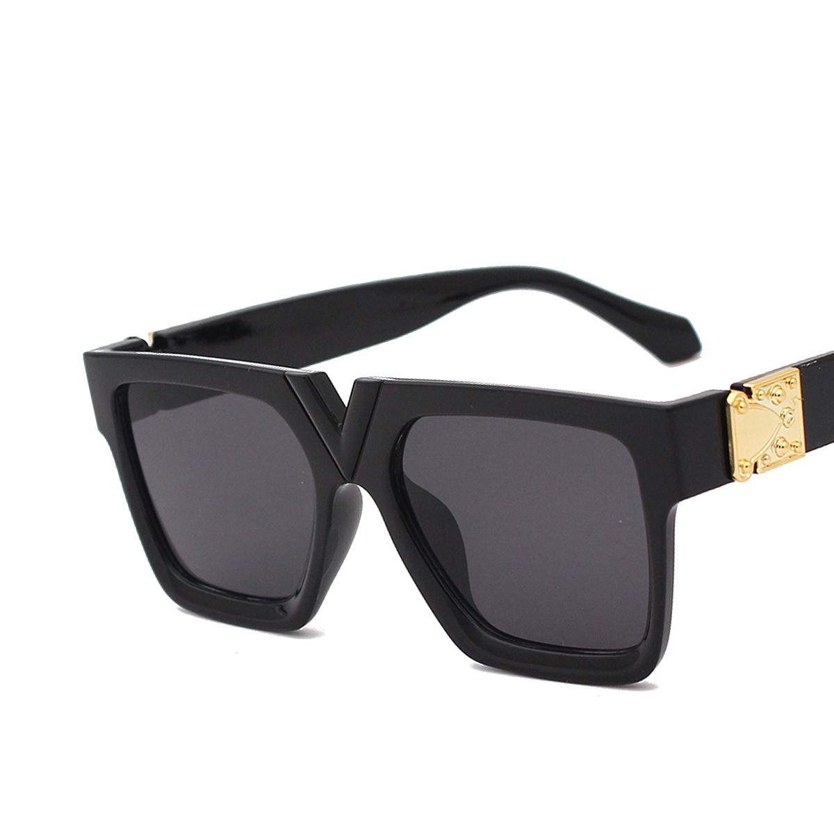 Gafas de Sol de fábrica 2020 nuevas gafas de sol europeas y americanas gafas de sol de marco grueso cuadrado de moda para hombres
