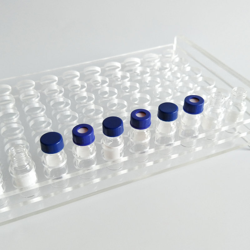 定制各种瓶架 实验室试管架 色谱样品瓶架 三层有机玻璃进样瓶架