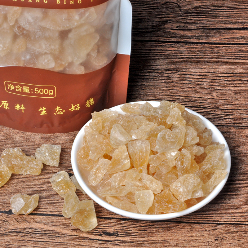 500g云南老冰糖黄冰糖手工熬制多晶冰糖土冰糖云南特产CNCX|ms