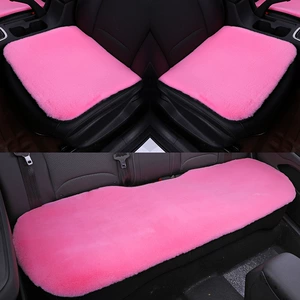 Rex dovşan плюш avtomobil oturacaq yastığı üç hissəli dəst, universal 45cm 50cm