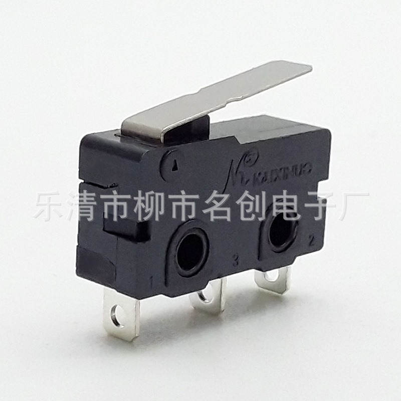 长期现货供应小型限位行程开关 鼠标微动开关 三脚压杆点动检测